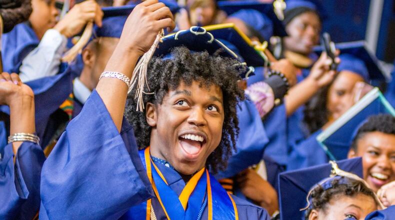 An AJC editor discusses her child's decision to attend a HBCU, Howard University. This photo is from Howard's 2017 commencement. (Howard University)