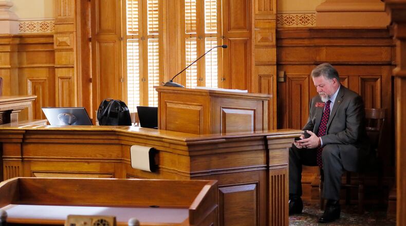 The Georgia House Appropriations Committee approved increases for public health as part of its midyear budget proposal. Committee Chairman Terry England said federal dollars have paid for much of the state's response to the coronavirus pandemic.  BOB ANDRES  /BANDRES@AJC.COM