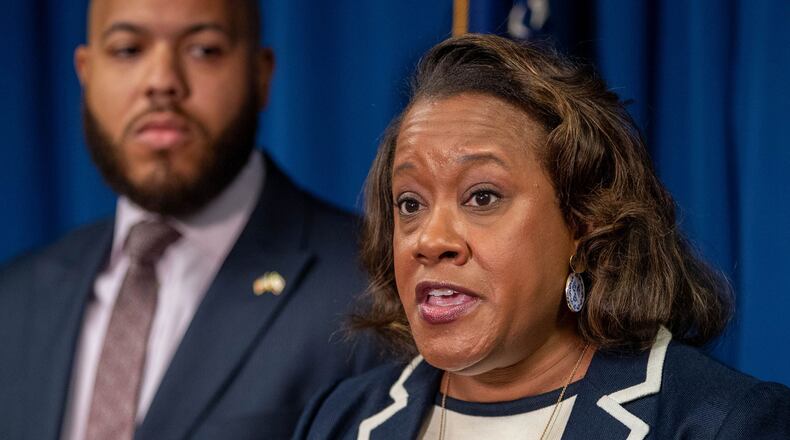 Stone Mountain Judicial Circuit District Attorney Sherry Boston in Decatur, Georgia, on Aug. 2, 2023. (Katelyn Myrick/The Atlanta Journal-Constitution/TNS)