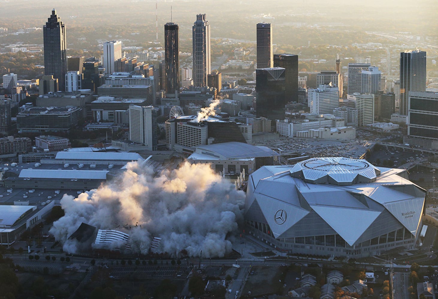 Georgia Dome implosion