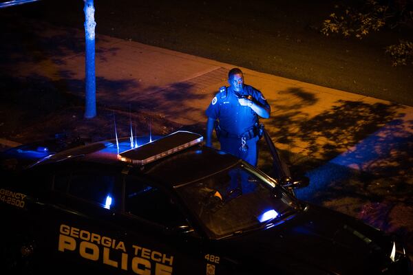 A Georgia Tech student was shot by police in an incident on the campus late Saturday night. 