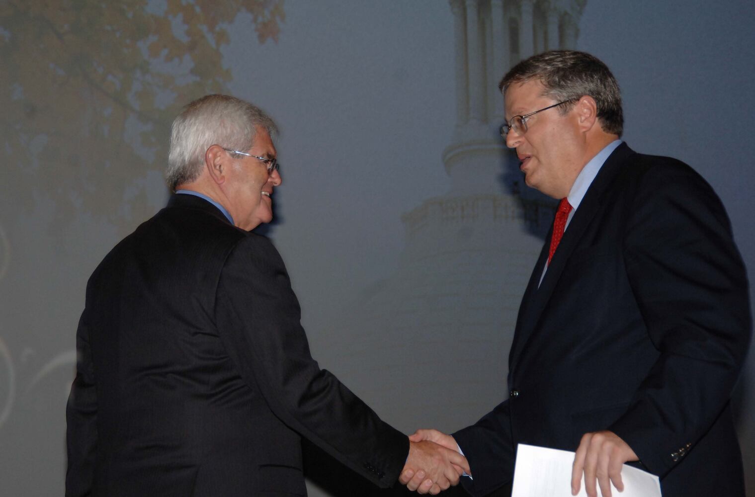 With Newt Gingrich
