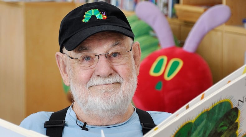 Children’s book illustrator Eric Carle will be celebrated with a large-scale exhibit of his delicate, collagist art, opening Saturday, April 2, at the High Museum of Art. Photo: courtesy of the High Museum