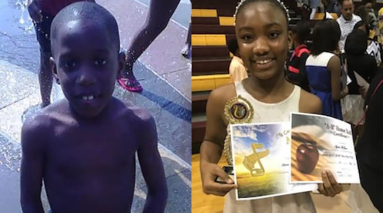 Carson Woodall (left) and A’Jada McGuire (Credit: Channel 2 Action News)