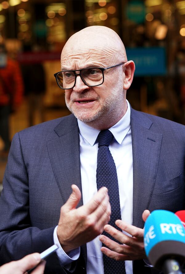 In this undated photo, CEO of Primark Paul Marchant is seen at Penneys flagship store on Mary Street, Dublin, Ireland. (Brian Lawless/PA via AP)