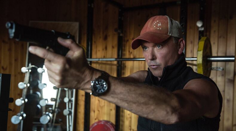 Michael Keaton plays a special forces trainer in “American Assassin.” Contributed by Christian Black/Lionsgate