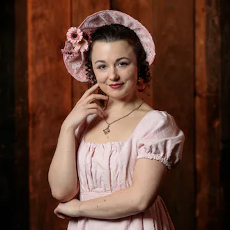 The Atlanta Shakespeare Company and Belle Esprit present a reimagining of Jane Austen’s “Emma,” with Claire F. Martin in the title role, from Thursday, April 30-Sunday, May 31. (Photo courtesy of Atlanta Shakespeare Company)