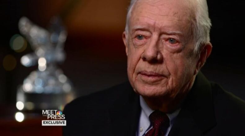 Former President Jimmy Carter spoke exclusively with NBC's 'Meet the Press.'
