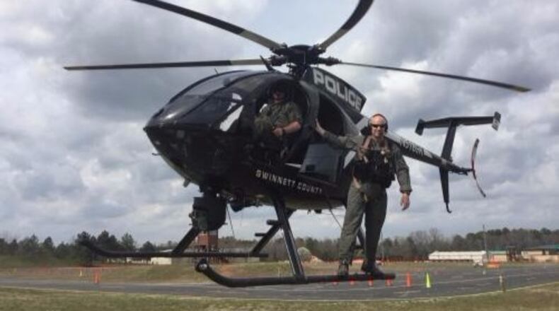 Cpl. Michael Duncan had to be extricated from the wreckage of Air 1 after it went down at Briscoe Field.