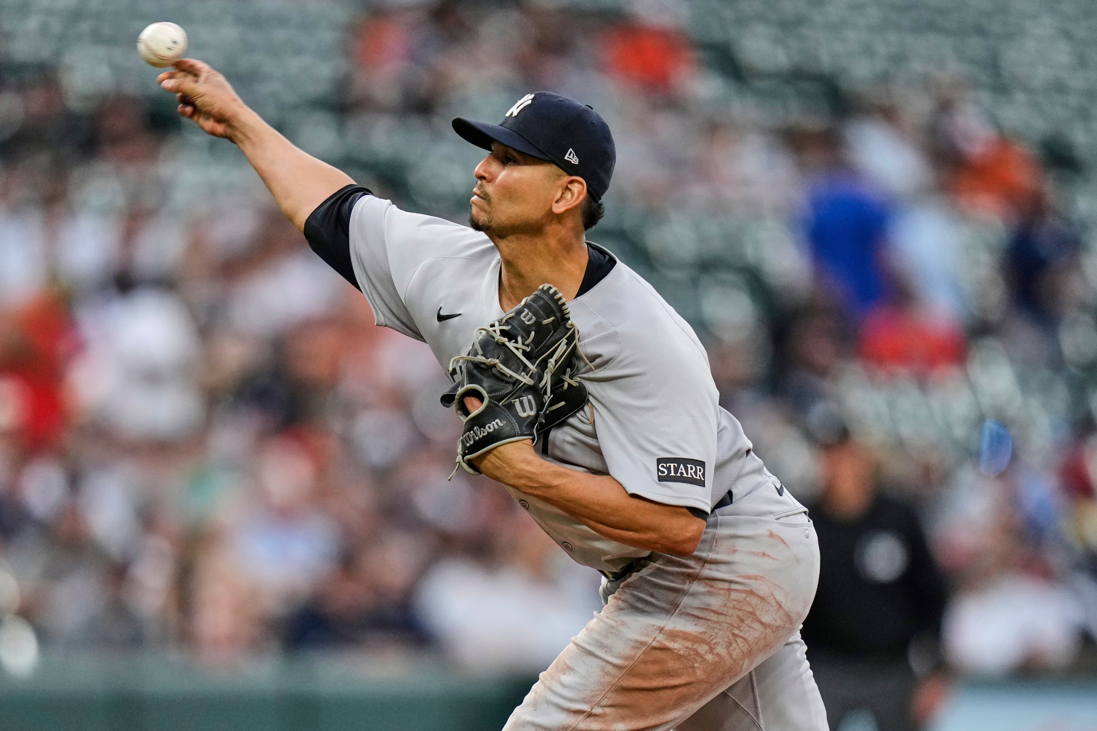 Say hi to new Brave Carlos Carrasco.