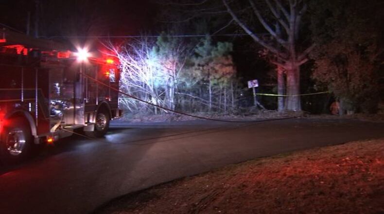 Police crews are looking into the fire.