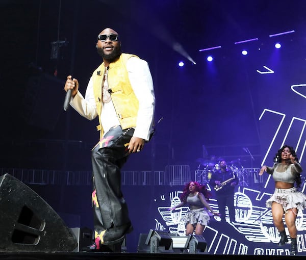 Afrobeats artist Davido, who was born to Nigerian parents at Northside Hospital in Atlanta, sold out State Farm Arena last November. (Robb Cohen for the AJC 2024)