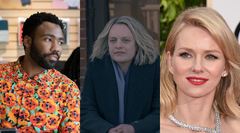 TV this week includes the fourth and final season of "Atlanta" on FX, the fifth season of Hulu's "The Handmaid's Tale" and the Amazon film "Goodnight Mommy" starring Naomi Watts. PUBLICITY PHOTOS