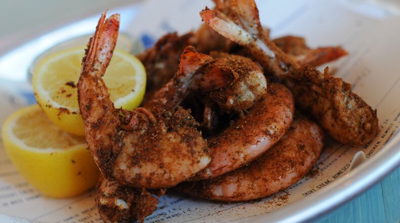 Peel & eat Georgia white shrimp- "comeback sauce" & lemon.