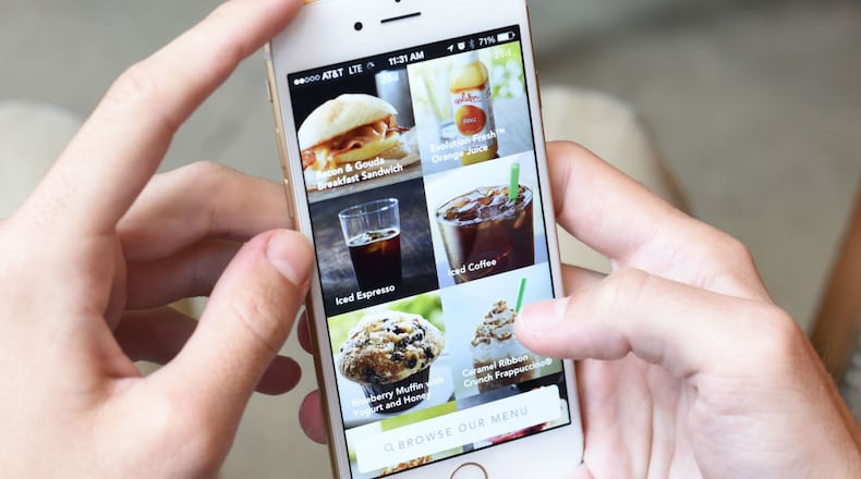 Starbucks has expanded its mobile ordering system to include more than 3,400 stores, including many in South Florida. (Provided)
