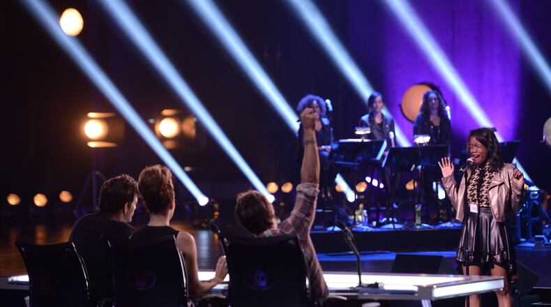 AMERICAN IDOL XIII: Hollywood: Contestants compete in the all-new "Hollywood" episode of AMERICAN IDOL XIII airing Wednesday, Feb. 12 (8:00-10:00 PM ET/PT) on FOX. CR: Michael Becker / FOX. Copyright 2014 FOX BROADCASTING. AMERICAN IDOL XIII: Hollywood: Contestants compete in the all-new "Hollywood" episode of AMERICAN IDOL XIII airing Wednesday, Feb. 12 (8:00-10:00 PM ET/PT) on FOX. CR: Michael Becker / FOX. Copyright 2014 FOX BROADCASTING.