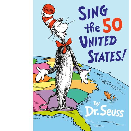 This cover image released by Random House Children’s Books shows "Sing the 50 United States" by Dr. Seuss. (Random House Children’s Books via AP)