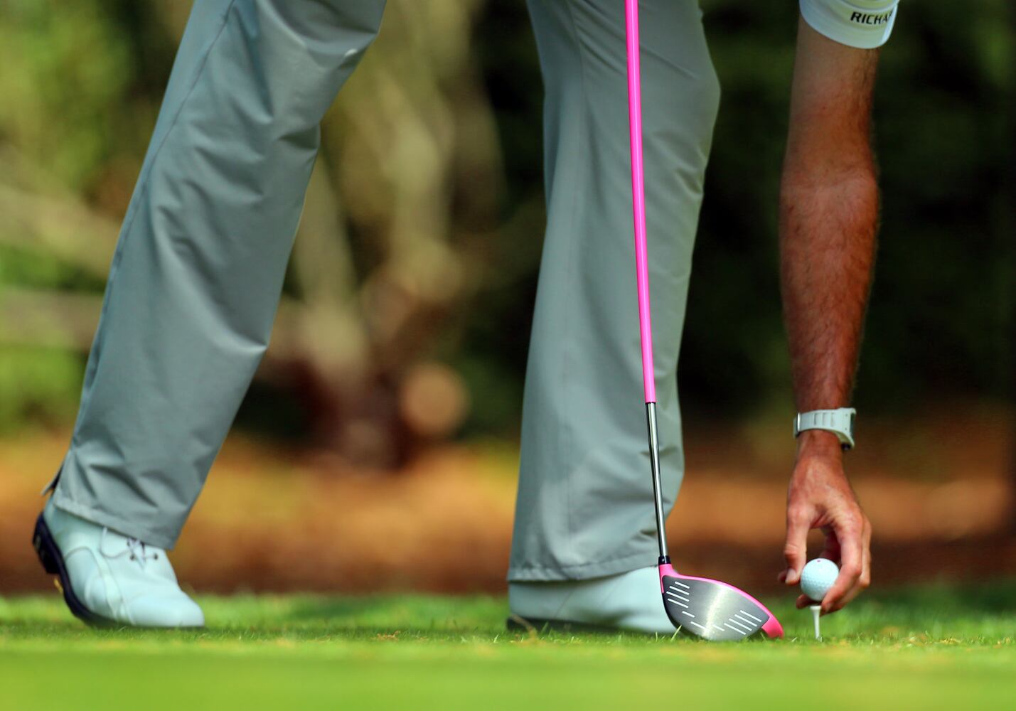The scene at the Masters, April 12