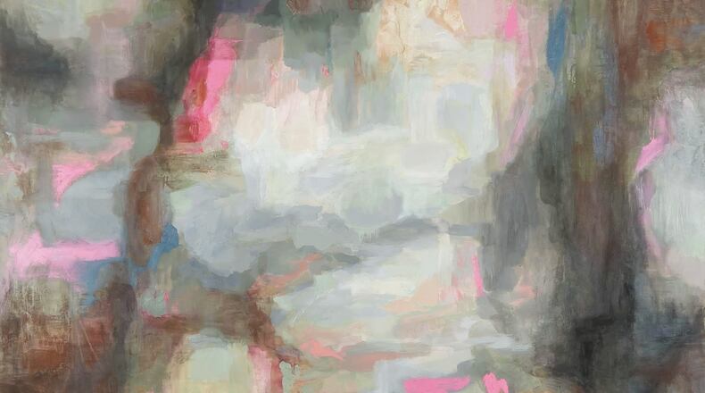 Anna Hamer, "Through the Mist (detail)," 2023.