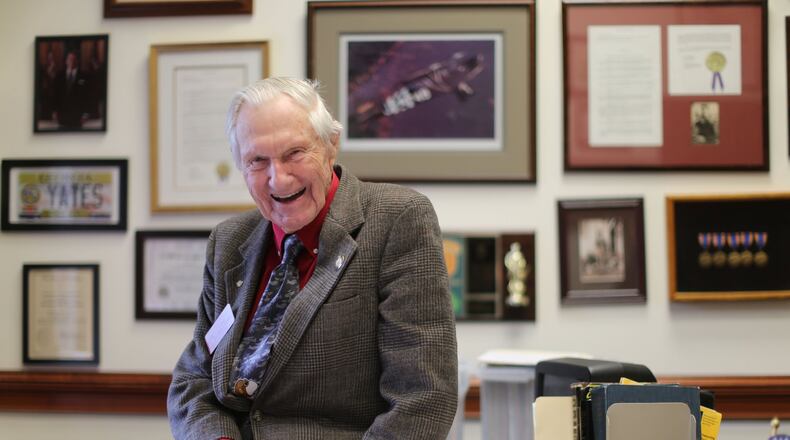 State Rep. John Yates, R-Griffin, who was the last World War II veteran serving in the Georgia Legislature. He’s pictured here in 2016, when he was 94 years old.