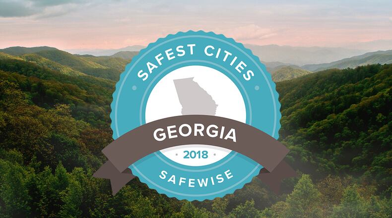 Loganville, Suwanee, Braselton & Auburn ranked in top 50 safest Georgia cities. Courtesy Safewise