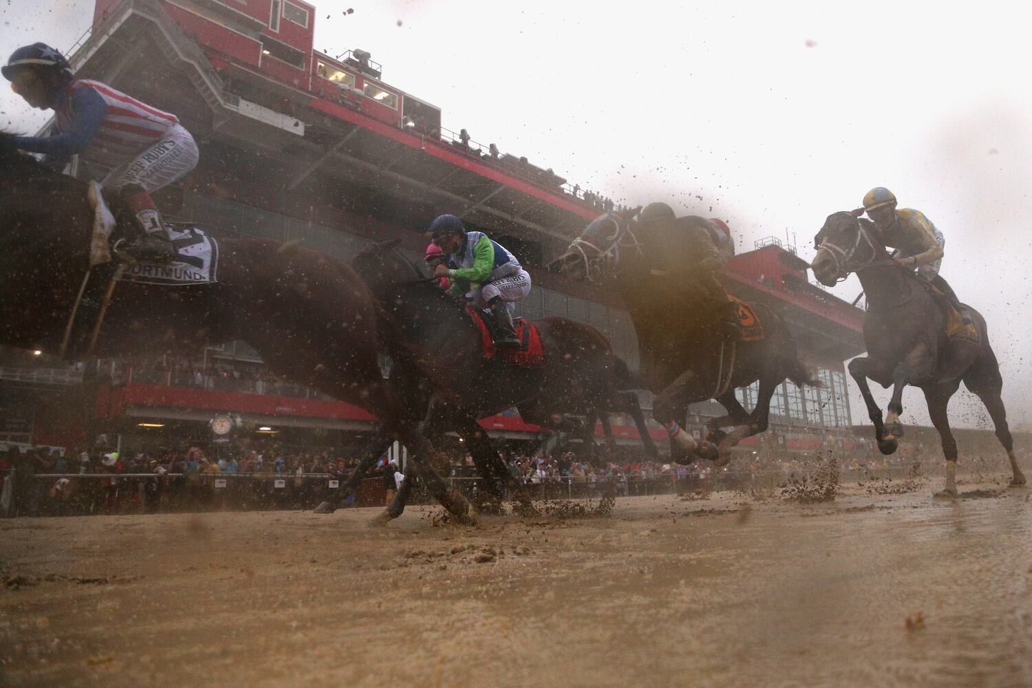 American Pharoah wins 2015 Preakness Stakes