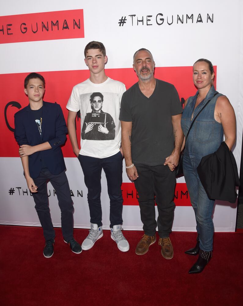 'The Gunman' premiere