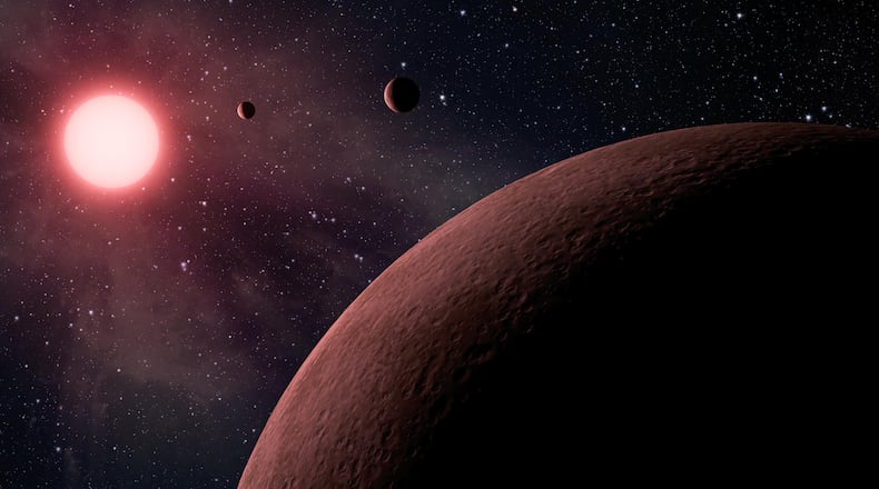An artist's rendition of what a Kepler exoplanet might look like.