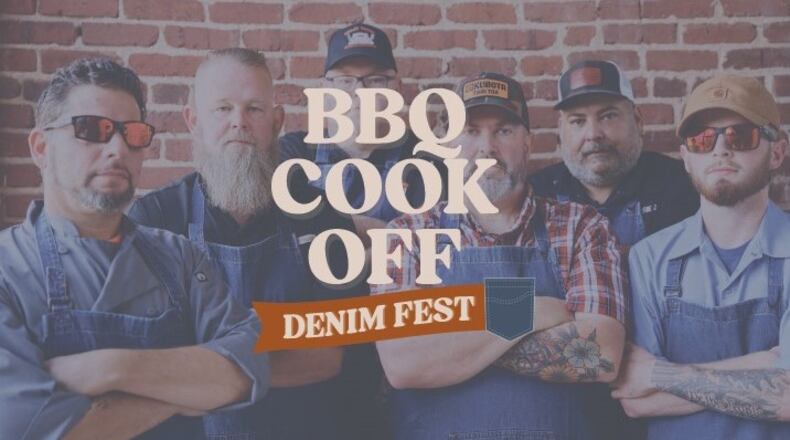 During the Canton Denim Fest, tastings of whole-hog BBQ will be available on Oct. 29 at The Mill on Etowah in Canton, including that prepared by six pit masters. (Courtesy of Canton Denim Fest)