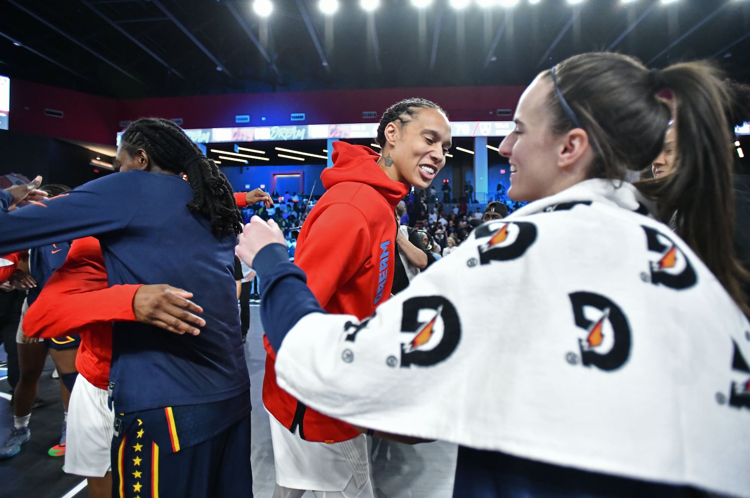 Exhibition game between Atlanta Dream and Indiana Fever