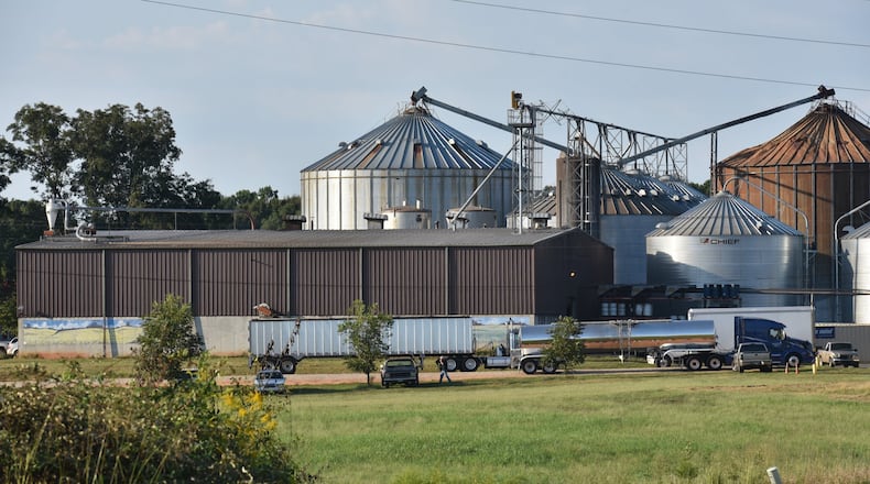 The exterior of the Hart AgStrong facility in Bowersville, Kentucky in September 2018. HYOSUB SHIN / HSHIN@AJC.COM