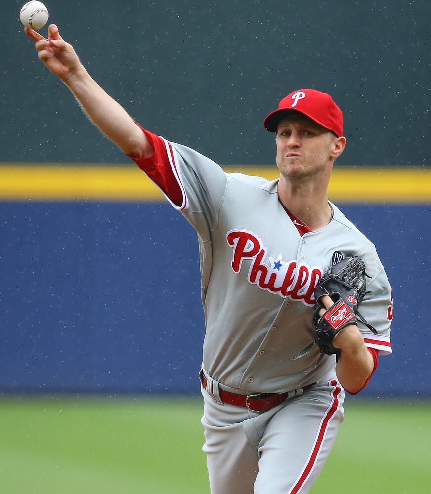 Braves lead 6-1 at rain delay
