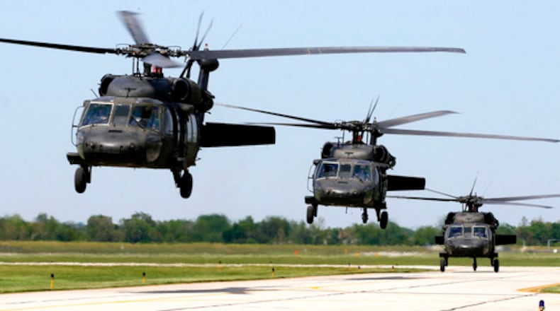 The Georgia National Guard has two helicopter flyovers planned in Georgia for Memorial Day, with one taking place over metro Atlanta.