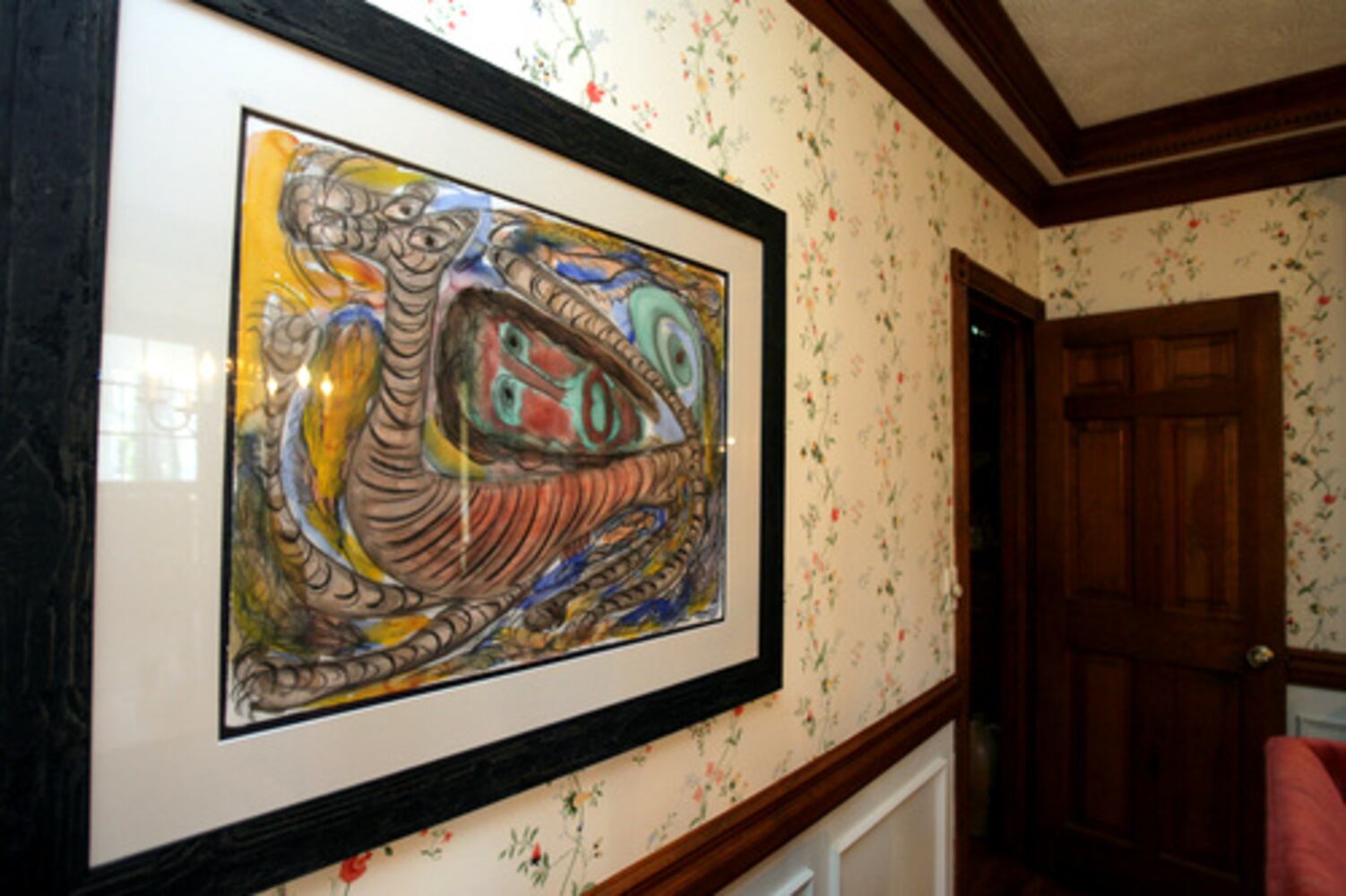 Folk art collection enlivens rustic Cobb County home