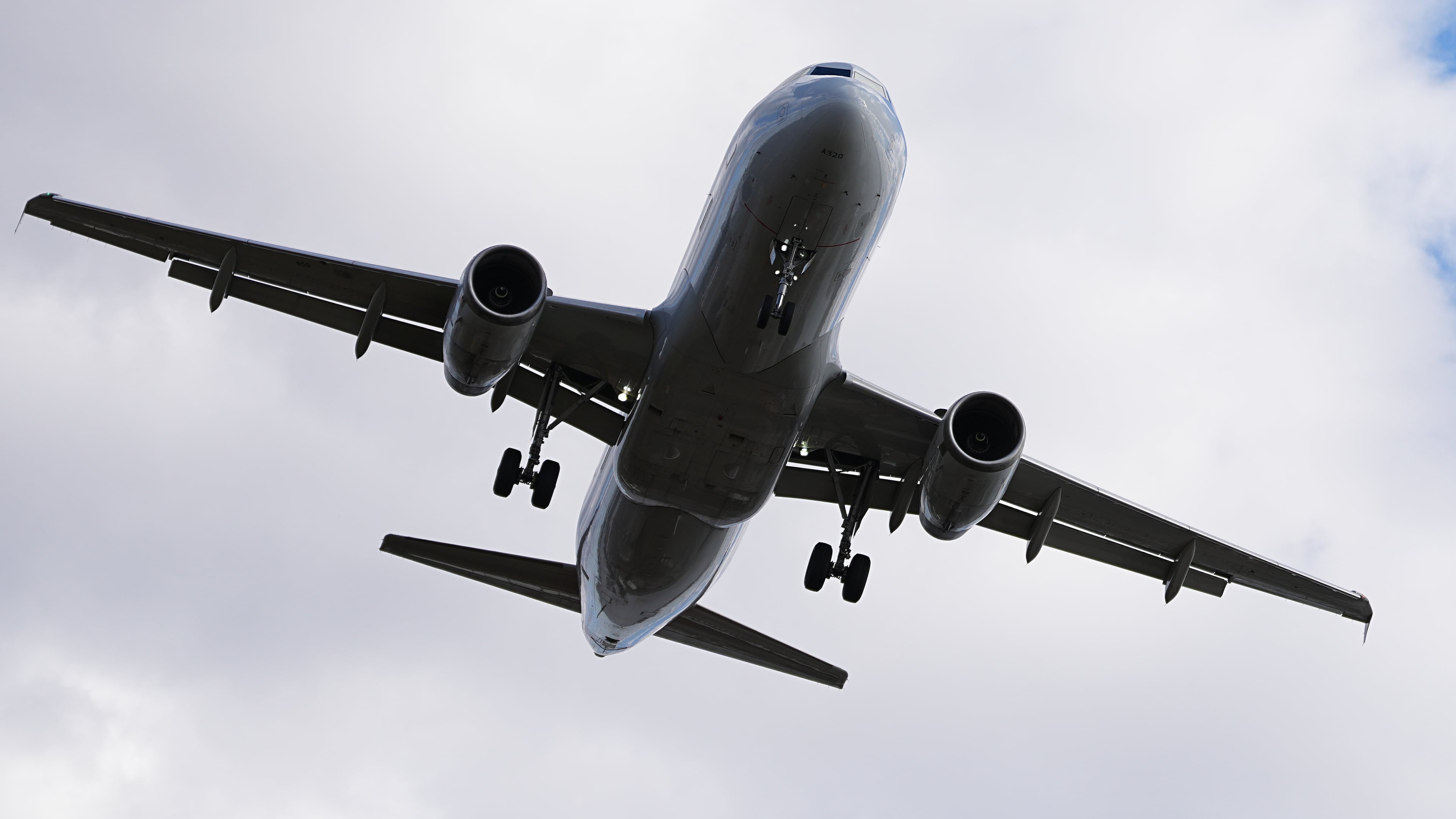 An aircraft approaches Philadelphia International Airport in Philadelphia, Thursday, Nov. 6, 2025. (AP Photo/Matt Rourke)