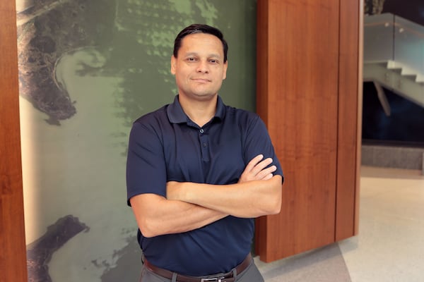 Dr. Felipe Lobelo is an associate professor of global health at Emory University's Rollins School of Public Health and the founder of Soccer for Health. (Lindsay Castleberry/Courtesy of Emory University)