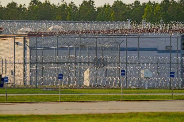 The La Salle Detention Facility is seen in Jena, La., Friday, June 20, 2025. (AP Photo/Matthew Hinton)