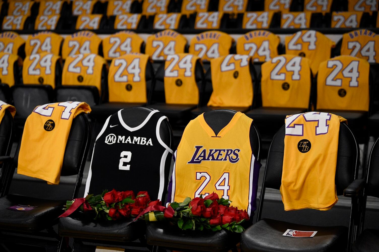 Photos: Lakers play first game since Kobe Bryant’s death