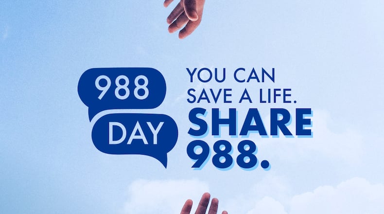 The 988 Lifeline is the national three-digit number for anyone experiencing emotional distress or a behavioral health crisis. (Courtesy of the Georgia Department of Behavioral Health and Developmental Disabilities)