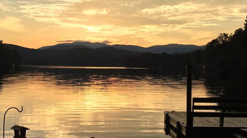Matt Mitcham submitted this photo he called “Sunset at Lake Burton Clayton Georgia.”