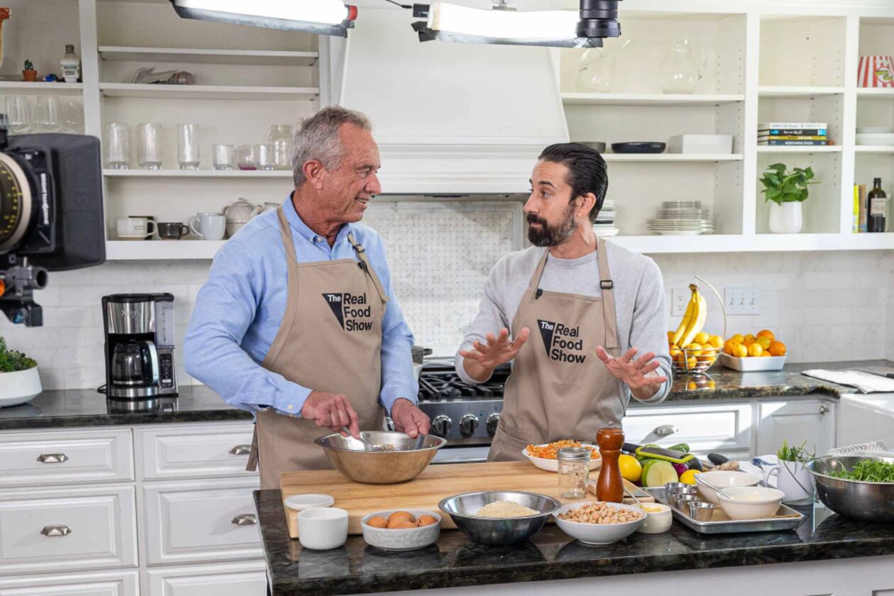 HHS Secretary Robert F. Kennedy Jr. has launched "The Real Food Show," where he visits chefs around the U.S. to learn how to make healthy and affordable recipes. (Courtesy of the U.S. Department of Health & Human Services' website)