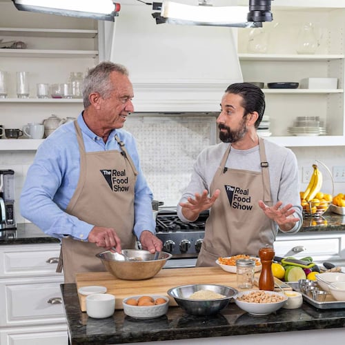 HHS Secretary Robert F. Kennedy Jr. has launched "The Real Food Show," where he visits chefs around the U.S. to learn how to make healthy and affordable recipes. (Courtesy of the U.S. Department of Health & Human Services' website)