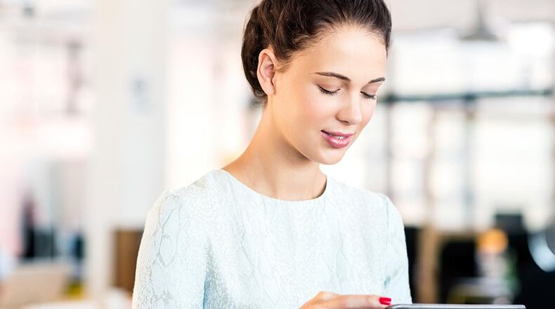 The amount of women in the tech industry remains low. Photo title: Woman in the tech industry