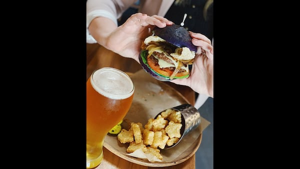Mission to the Moon Burger at Hyatt.