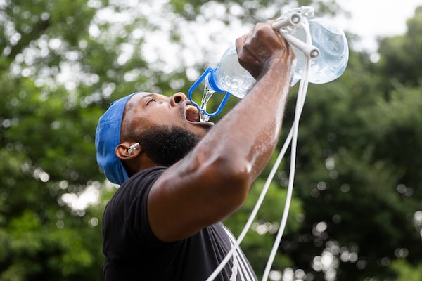 Don't be a hero. Drink plenty of fluids, stay in air-conditioned rooms and make sure loved ones are safe and out of the sun.