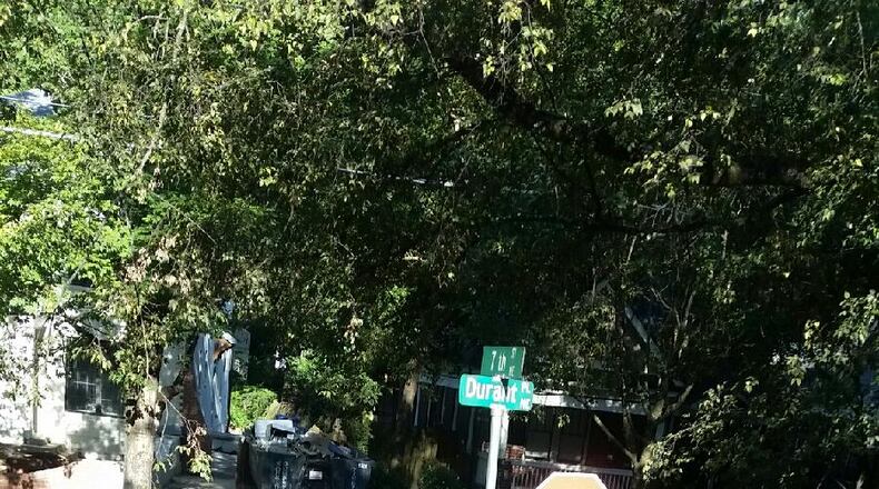 Heleen Berry wants her little part of DeKalb rid of storm debris. Photo/Heleen Berry.