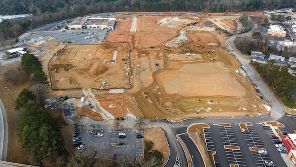 North DeKalb Mall was mostly demolished to make way for Lulah Hills. (Courtesy of Edens)