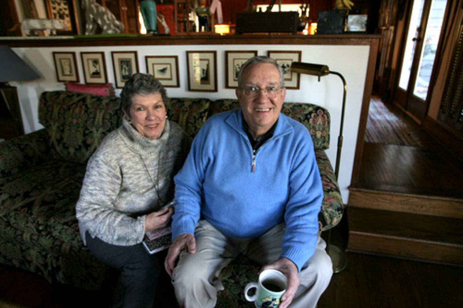 Folk art collection enlivens rustic Cobb County home