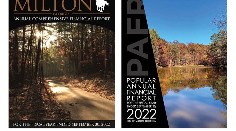 Milton recently released two comprehensive financial reports making it easy for citizens to understand the city’s annual budgets. (Courtesy City of Milton)
