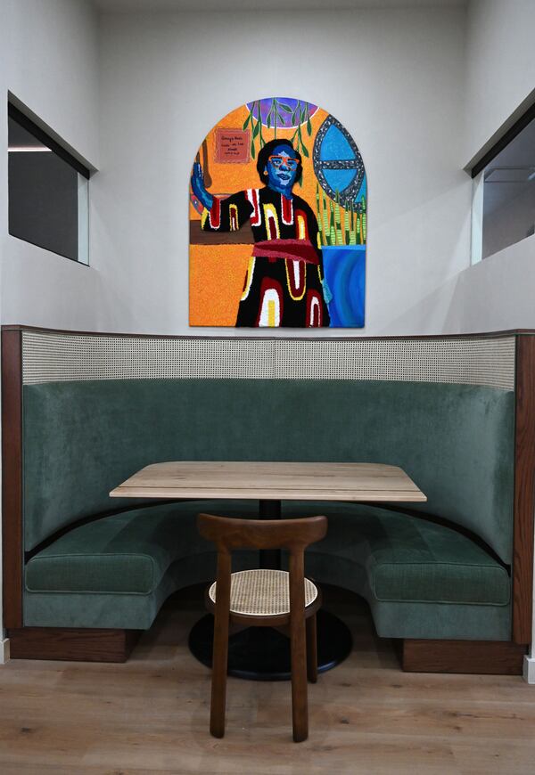 Interior of Heritage Supper Club on Friday, Sept. 4, 2026, in Atlanta. Heritage, the highly anticipated new restaurant from chef Demetrius Brown, is set to open Sept. 10. (Hyosub Shin/AJC)